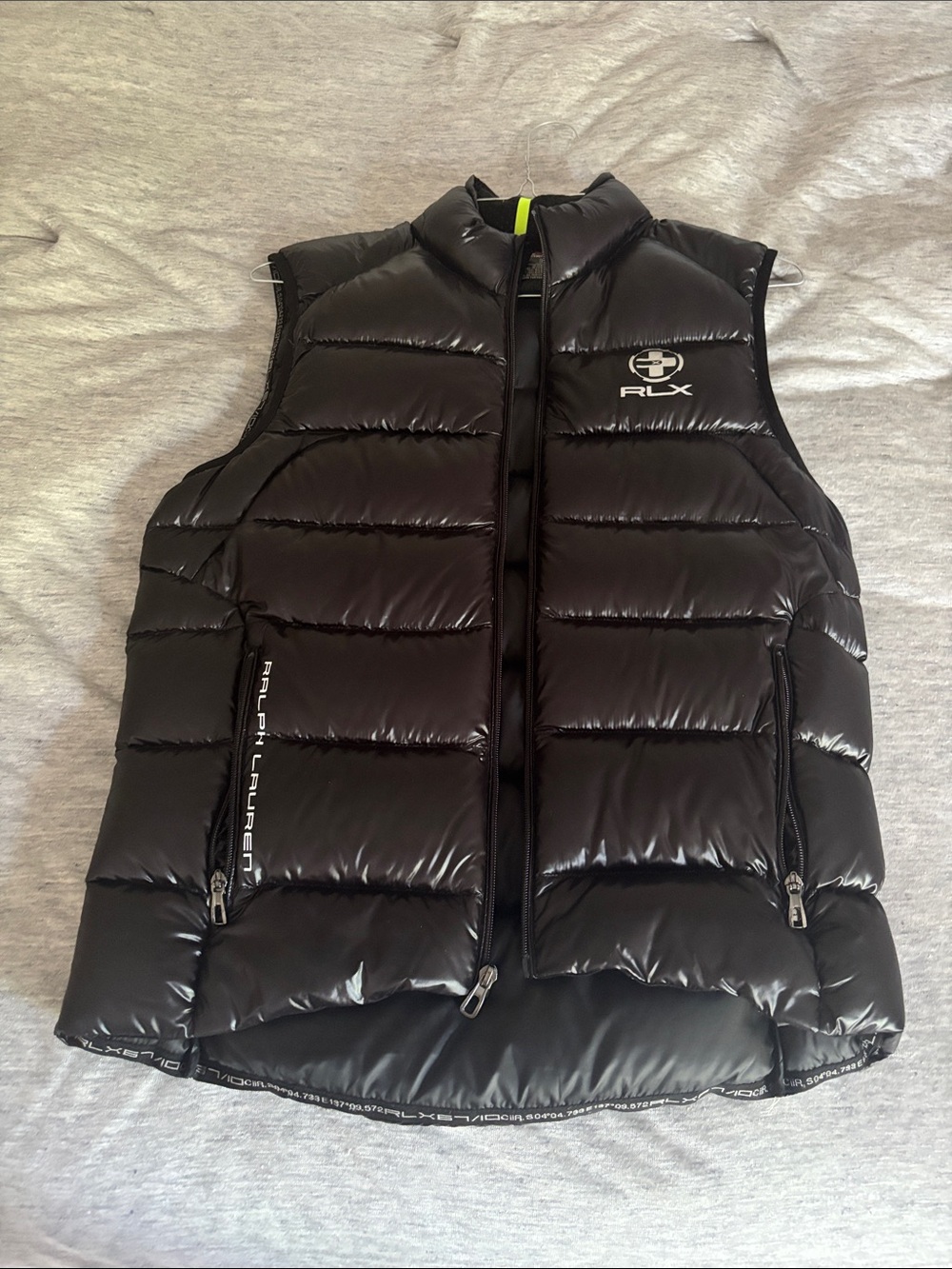 RLX Ralph Lauren Black Quilted Puffer Vest